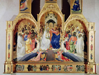 The Coronation of the Virgin by Lorenzo Monaco